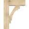 Ekena Millwork Merced Block Rough Sawn Bracket w/ Offset Brace, Douglas Fir, 8"W x 24"D x 32"H BKT0806X24X32MRC05RDF - alternate 3